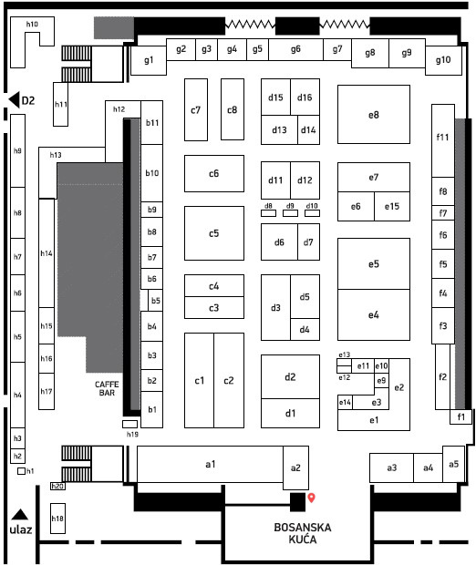 PLAN DVORANE “Mirza Delibašić”